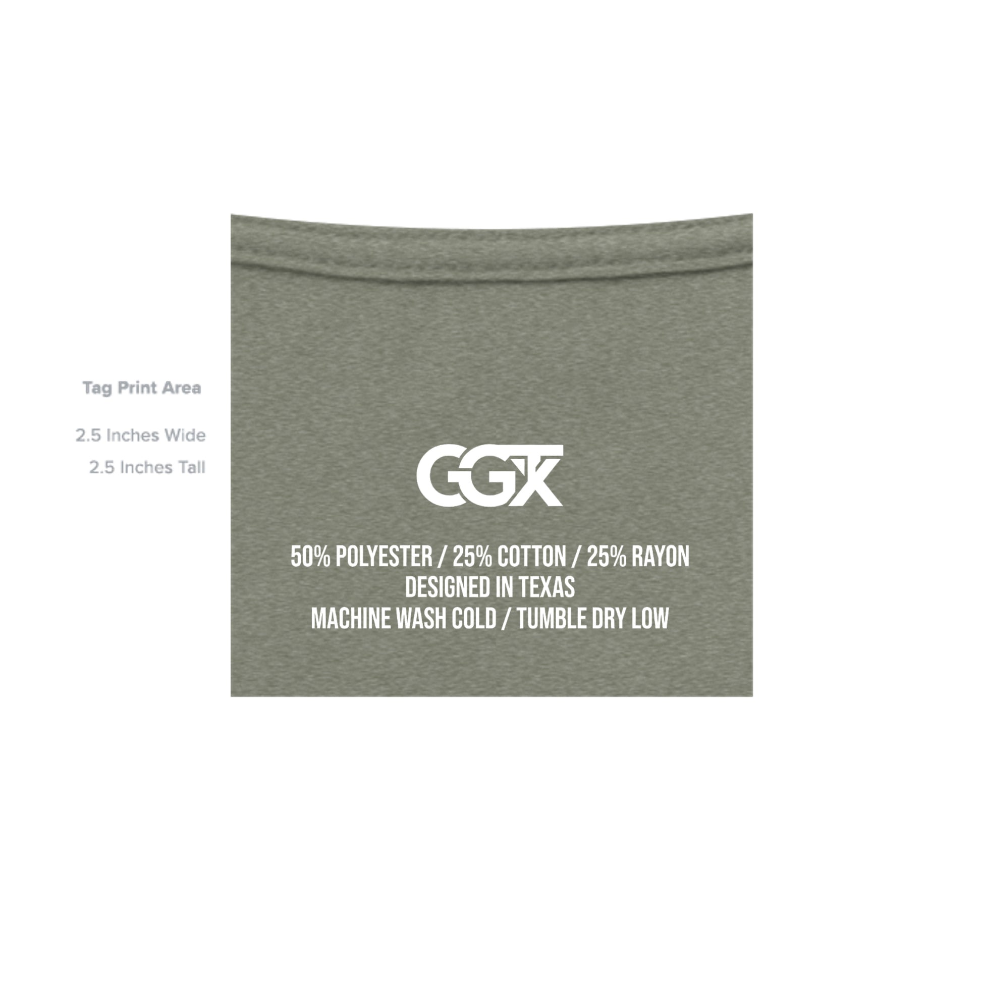 Military Green Triblend - 3413C - INSIDE_TAG_LINE