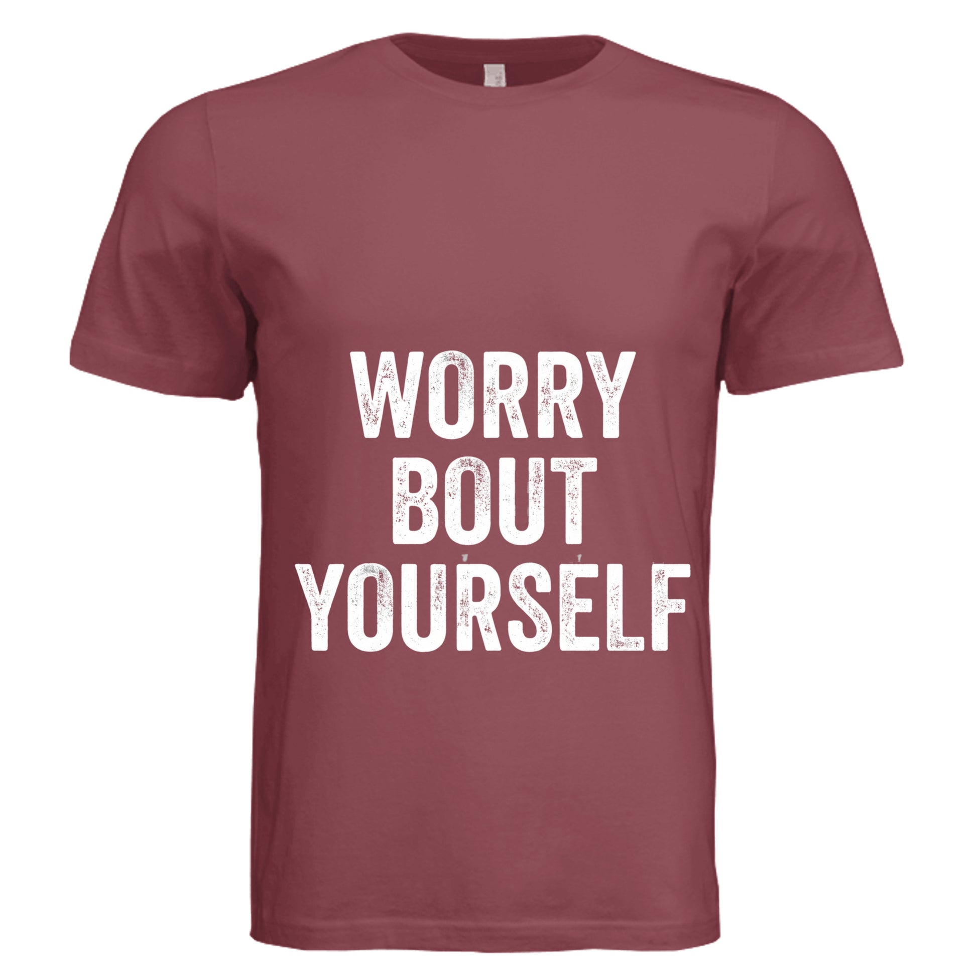 Solid Maroon Triblend - 3413C - FRONT