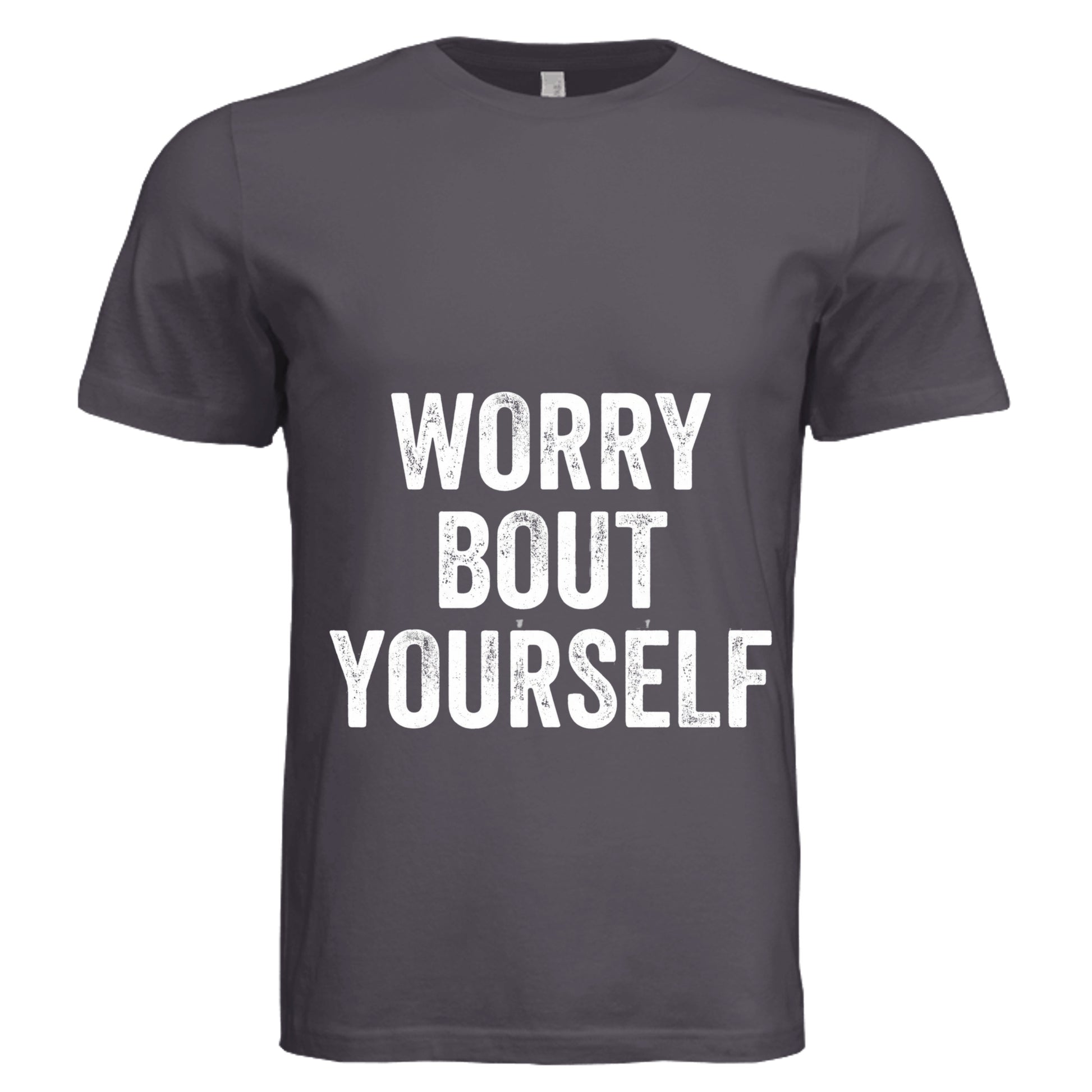 Solid Dark Grey Triblend - 3413C - FRONT