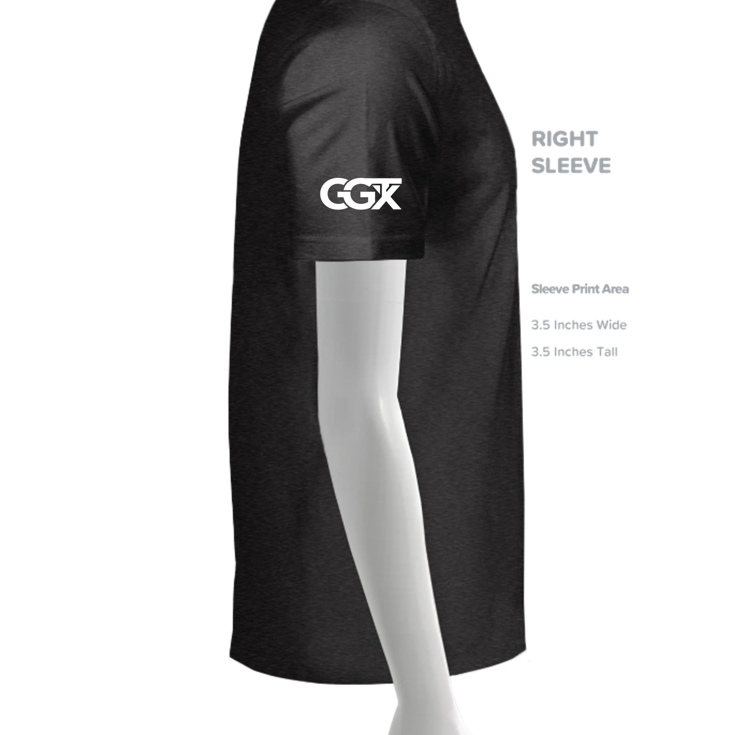 Black Heather Triblend - 3413C - SLEEVE_RIGHT