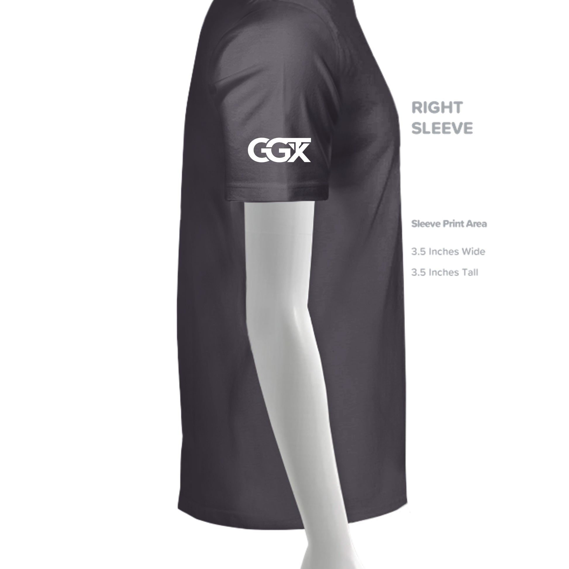 Solid Dark Grey Triblend - 3413C - SLEEVE_RIGHT