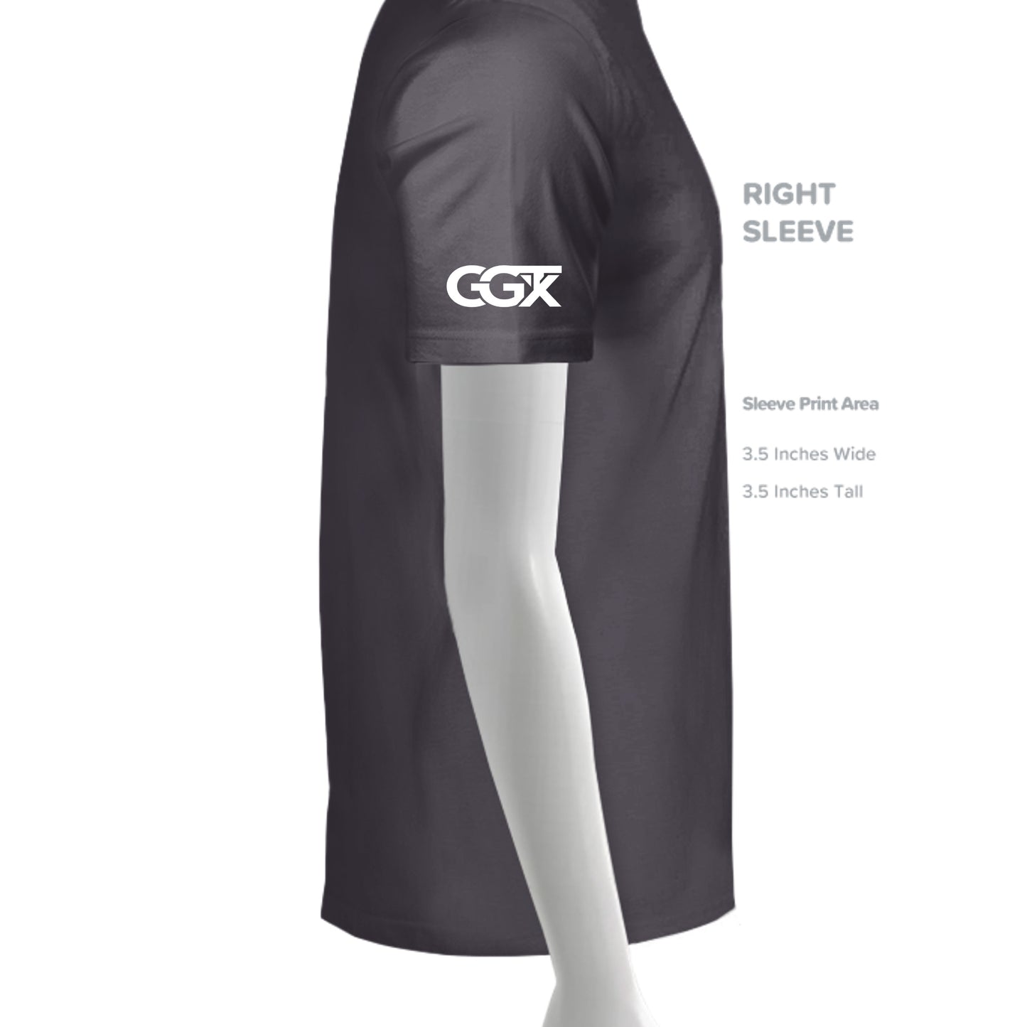 Solid Dark Grey Triblend - 3413C - SLEEVE_RIGHT
