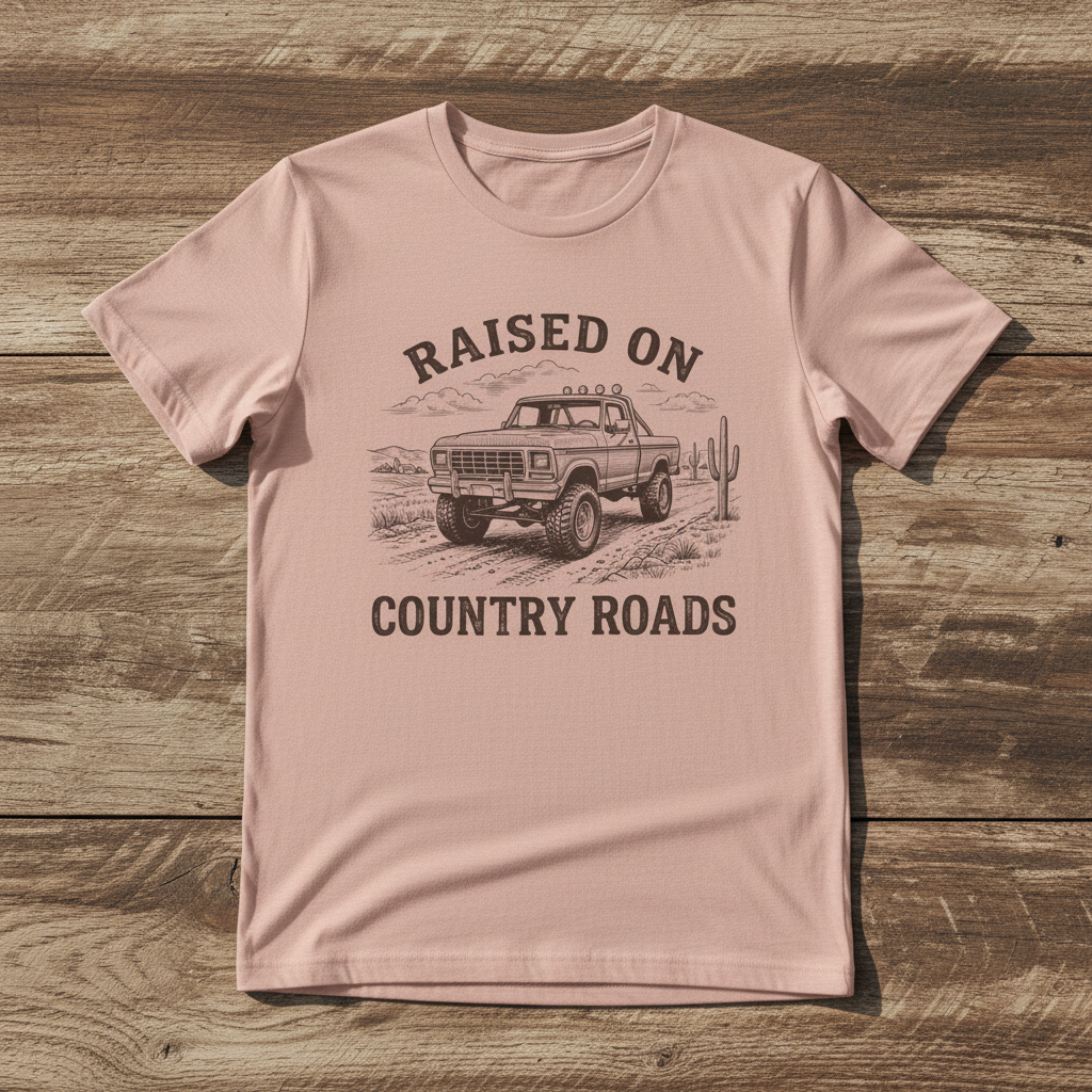 Raised on Country Roads Lay Flat