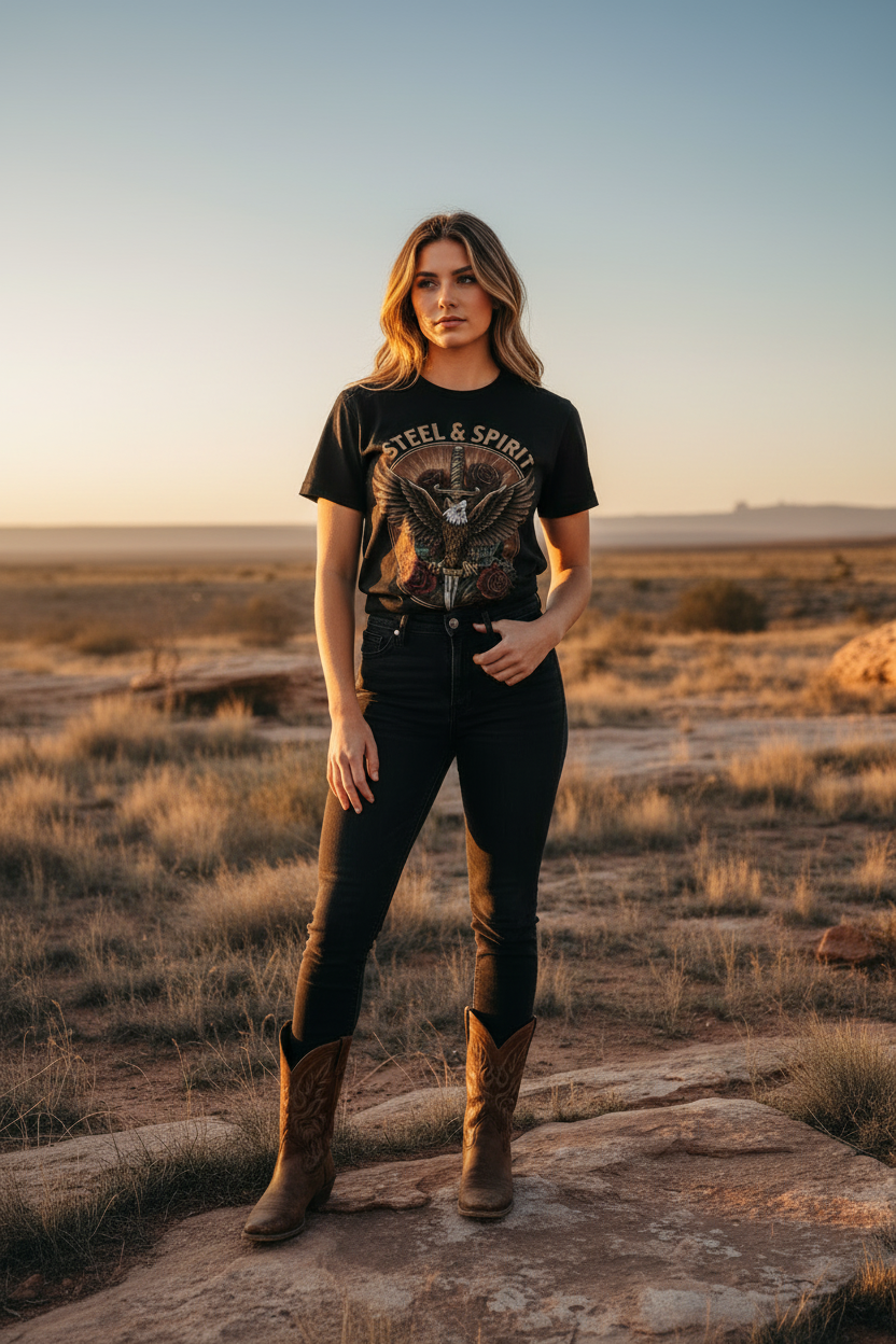 Steel & Spirit Female Lifestyle Shot