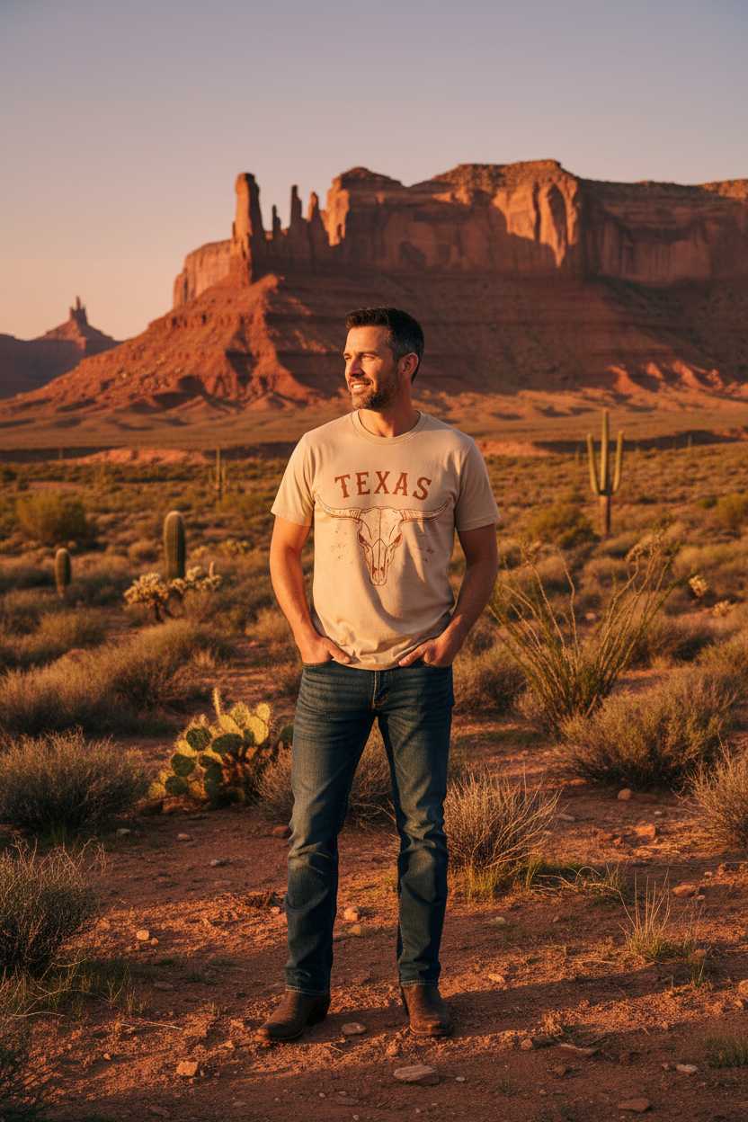 Texas Longhorn Tee Men's Lifestyle