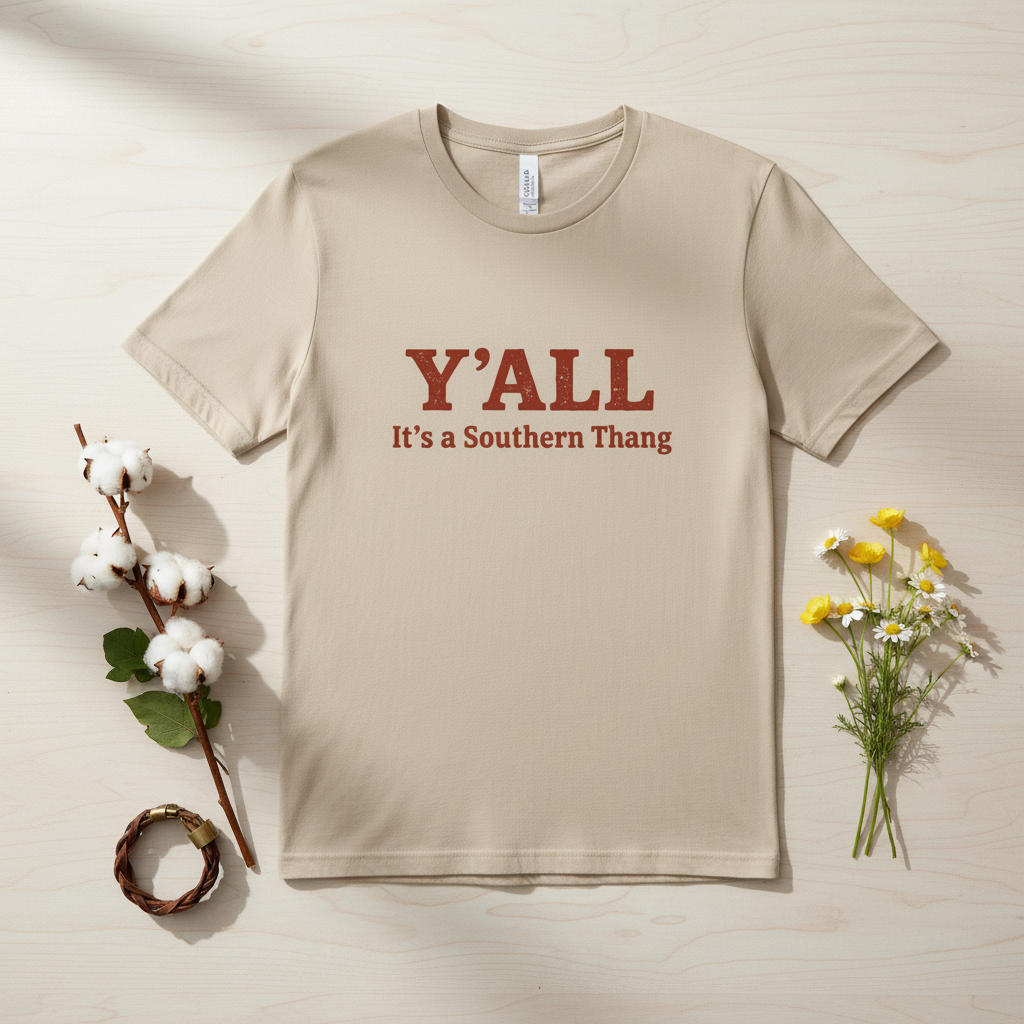 Y'ALL Southern Thang Flat Lay
